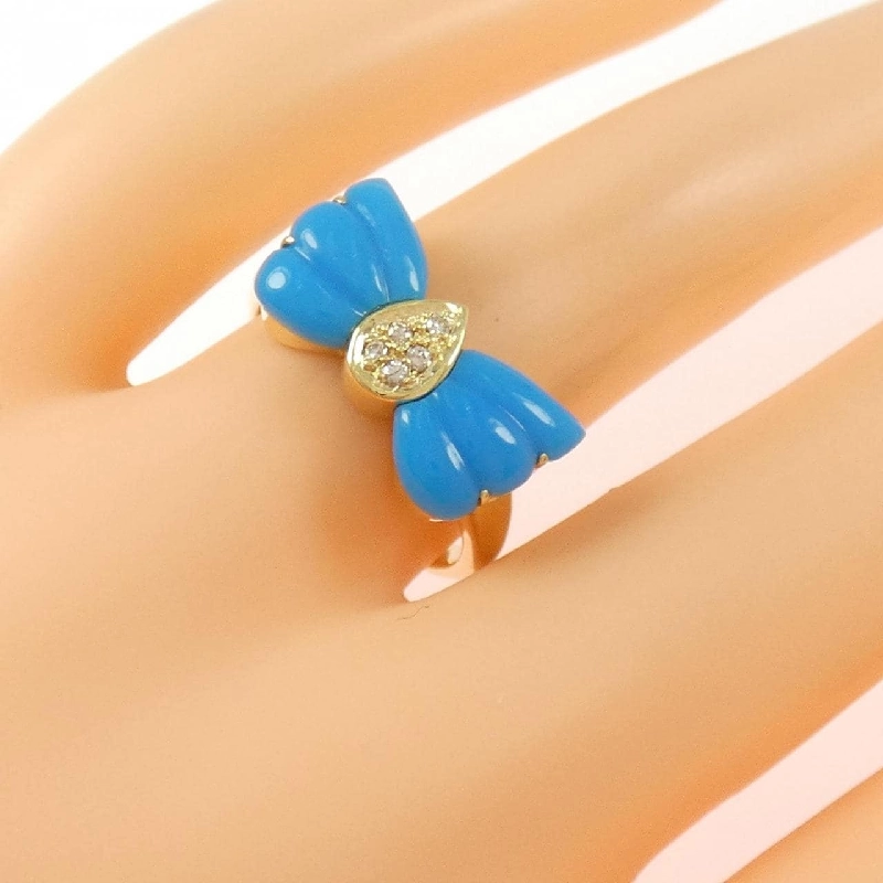 Nhẫn Turquoise K18YG - Hàng hiệu Chính hãng 851050