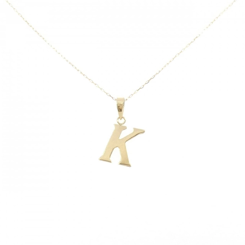 K18YG Chữ cái K Dây chuyền - Hàng hiệu Chính hãng 858922