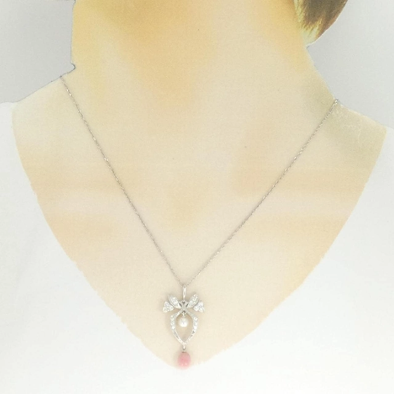 Mikimoto Necklace Ngọc Trai Hồng - Hàng hiệu Chính hãng 839461