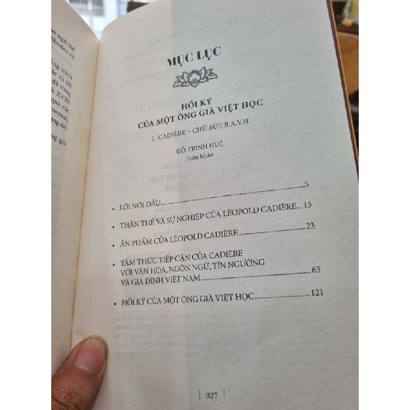 HỒI KÝ CỦA MỘT ÔNG GIÀ VIỆT HỌC - LEOPOLD CADIERE (ĐỖ TRINH HUỆ biên khảo) 119431