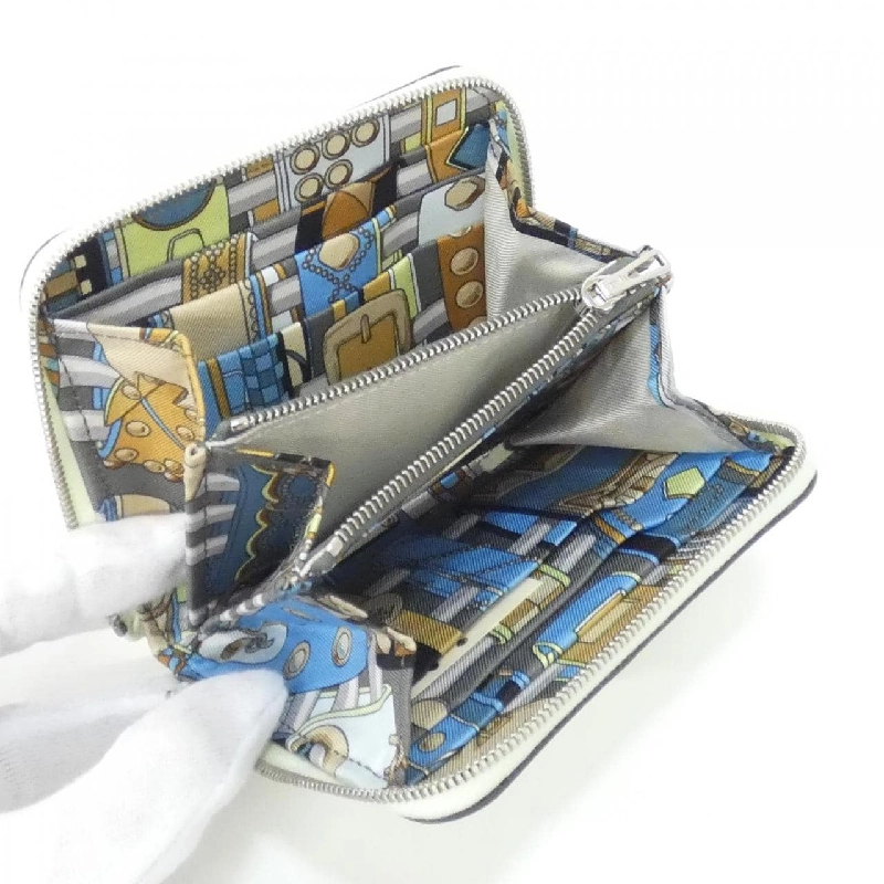 Ví HERMES COLLIER DE CHIEN Silk In Compact 067389CK - Hàng hiệu Authentic 769197