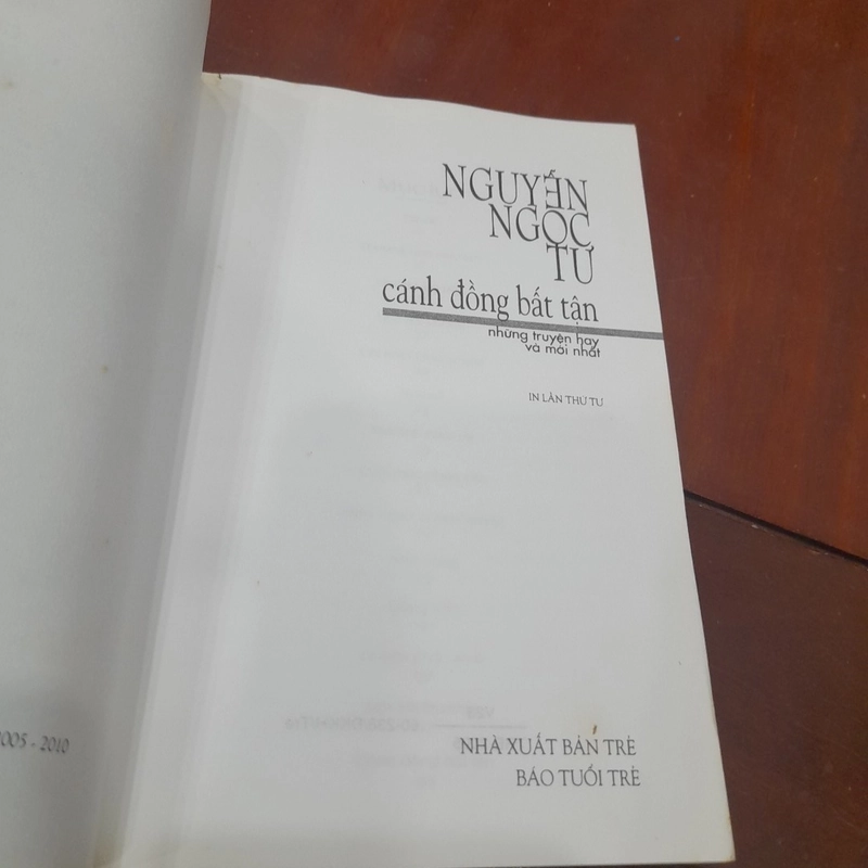 Nguyễn Ngọc Tư - CÁNH ĐỒNG BẤT TẬN (tập truyện) 472842