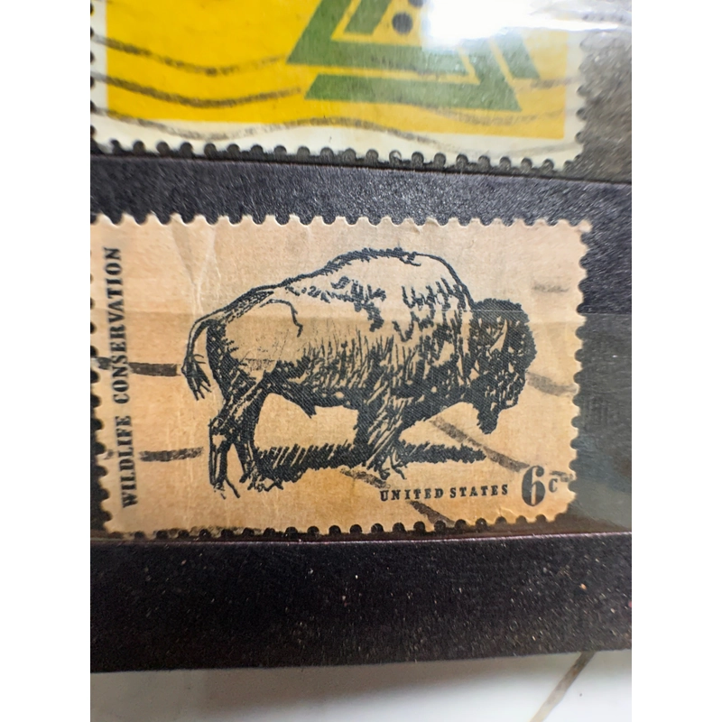 ⛏️ Tem Wildlife Conservation 1970 – Bò rừng Bison - Tem bưu chính - tem sưu tầm - tem xưa  493486
