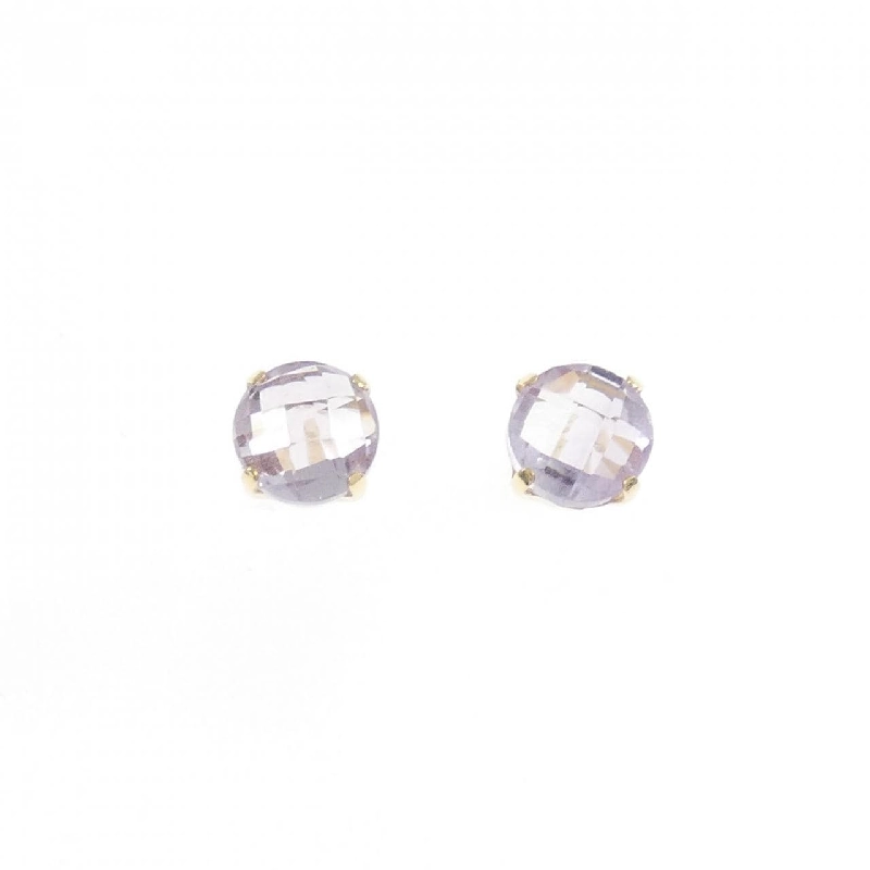 K18YG Amethyst Bông tai 0.90CT - Hàng hiệu Chính hãng 864515