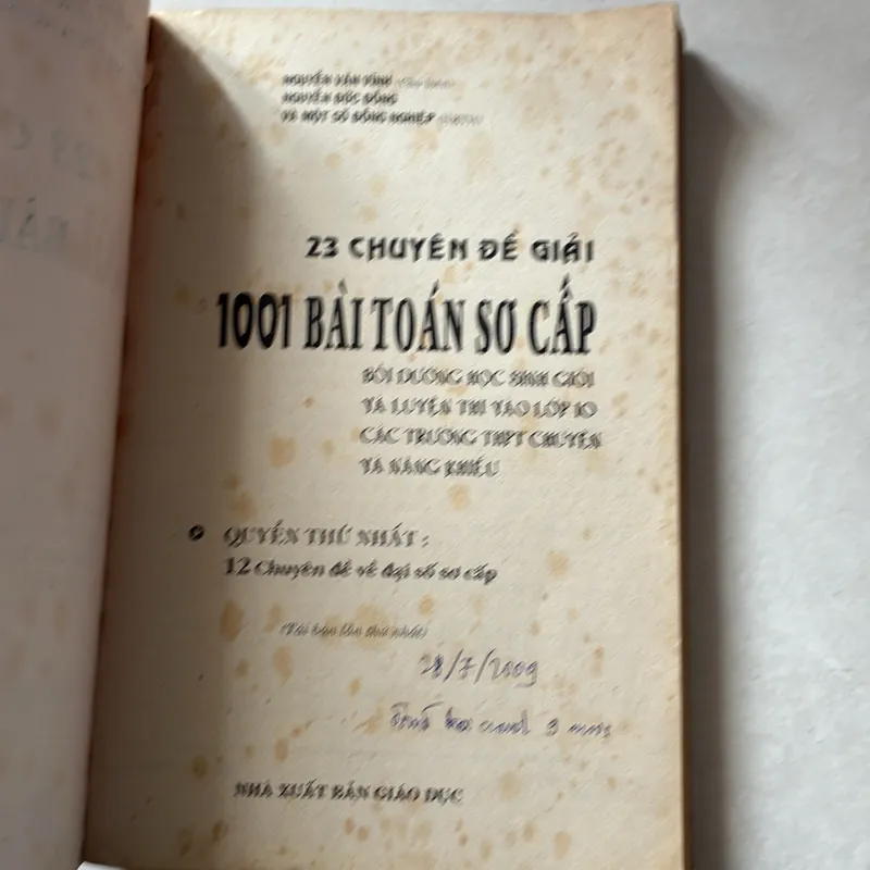 23 chuyên đề 1001 giải bài toán sơ cấp 739286