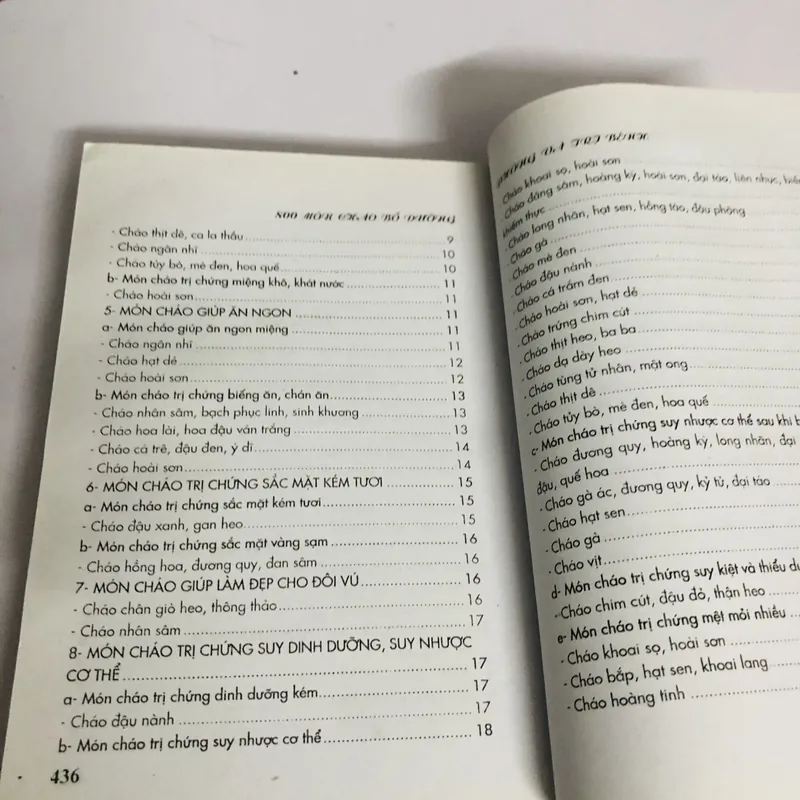 800 MÓN CHÁO BỔ DƯỠNG PHÒNG VÀ TRỊ BỆNH  693811