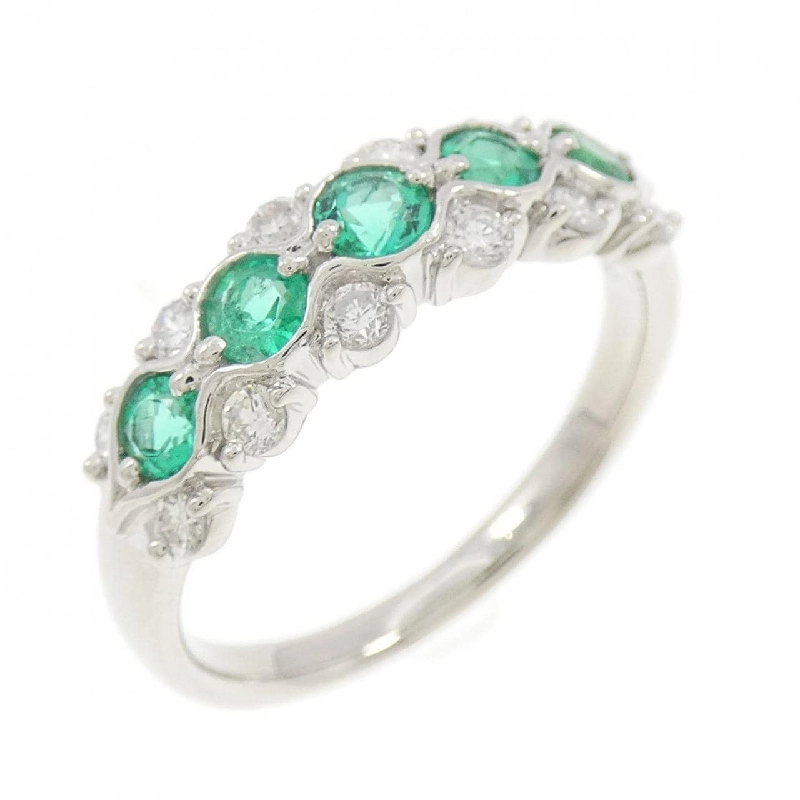 Nhẫn Emerald PT900 0.51CT - Hàng hiệu Chính hãng 850579