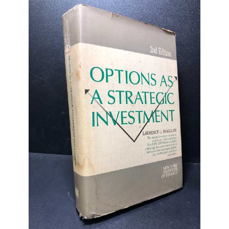 Options as a strategic investment McMillan mới 80% bìa cứng , ố vàng HCM1811 28999