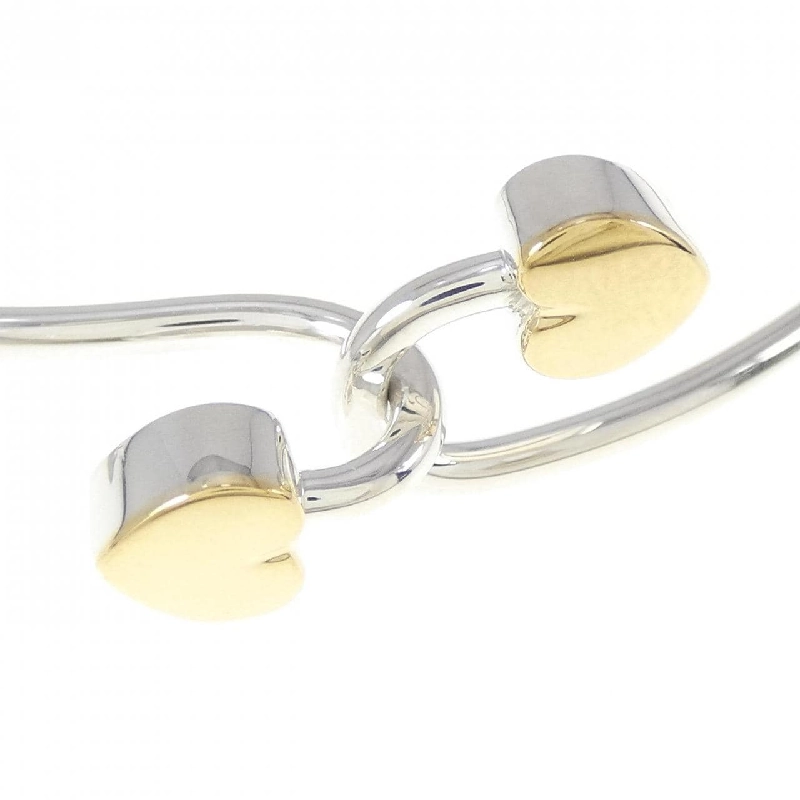 【Vintage】Vòng tay Tiffany Solid Double Heart 668540