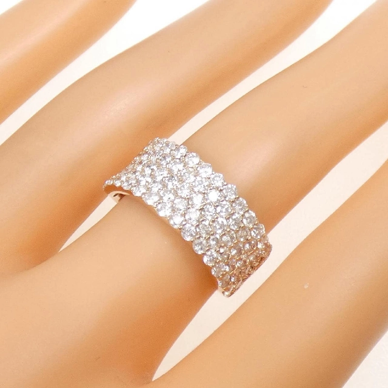 Nhẫn kim cương Pavé K18PG 2.10CT - Hàng hiệu Chính hãng 850302