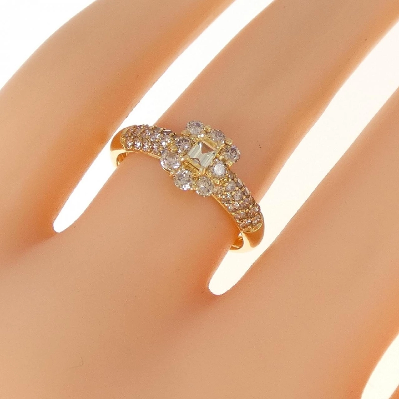 Nhẫn kim cương K18YG 0.70CT - Hàng hiệu Authentic 856069