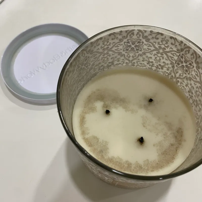 Nến Bath & Body Works 3 bấc Cafe Latte đã sử dụng 1/2 937045