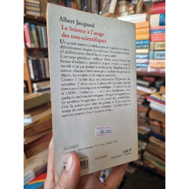 La Science à l'usage des non-scientifiques - Albert Jacquard 396453