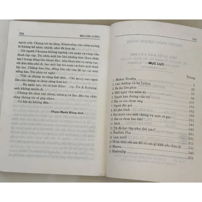 Maxim Gorki: Truyện ngắn chọn lọc 735006