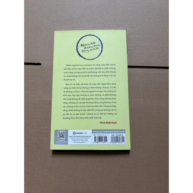 Không diệt không sinh đừng sợ hãi - Thích Nhất Hạnh 731871