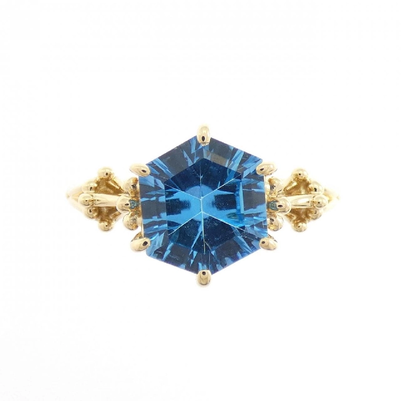 Nhẫn Blue Topaz K18YG - Hàng hiệu Chính hãng 854087