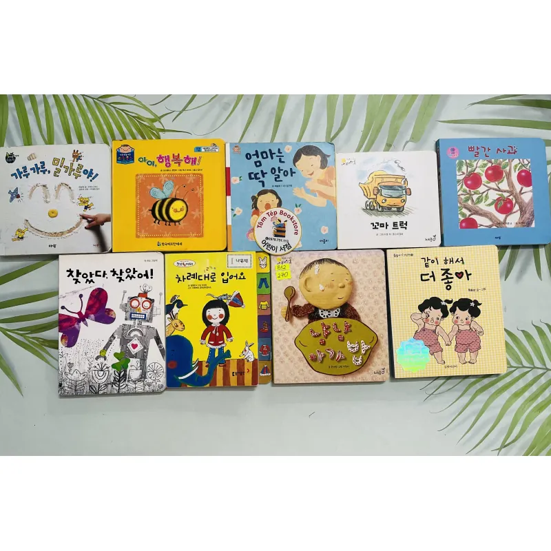 Set boardbook tiếng Hàn cho bé B32 1046650