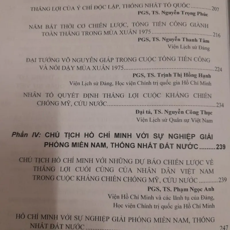 DẤU ẤN ĐẠI THẮNG MÙA XUÂN lịch sử thời đại HỒ CHÍ MINH. Vũ Thiên Bình tuyển chọn 565119