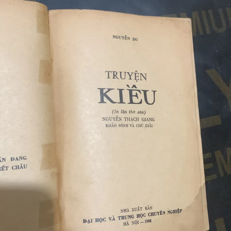 Truyện Kiều, in năm 1986 386504