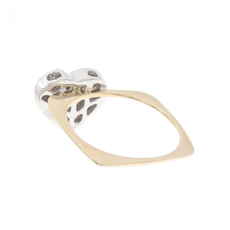 Nhẫn kim cương hình trái tim K18YG/K18WG 0.256CT 668481