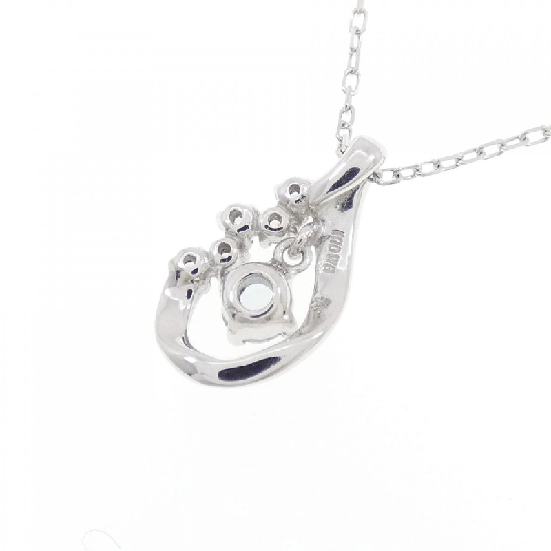 K10WG Aquamarine Necklace - Hàng hiệu Authentic 859800