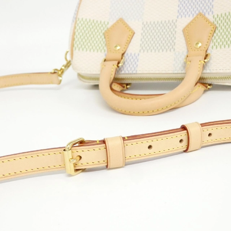 Túi xách Boston Louis Vuitton Damier Rishas Speedy Bandolier 20cm N40515 614523