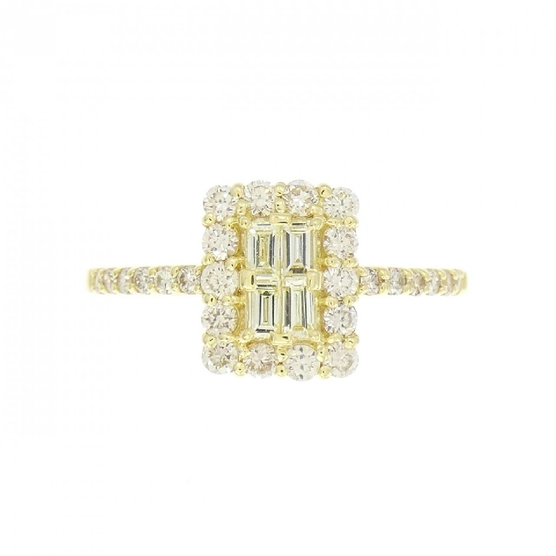 【Sản phẩm mới】Nhẫn kim cương K18YG 0.58CT 673592