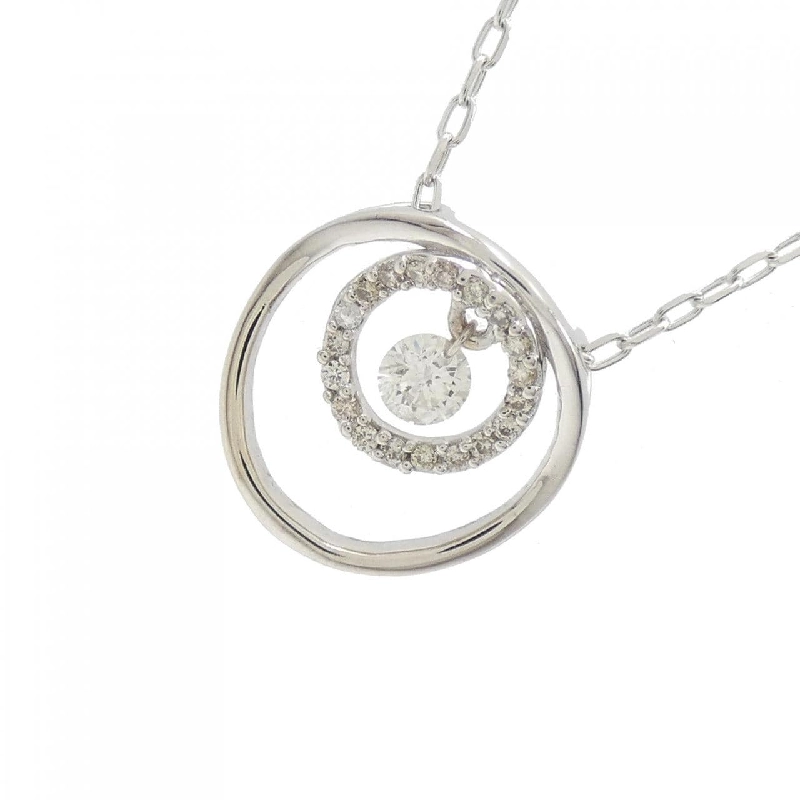 Dây chuyền kim cương K18WG 0.14CT - Hàng hiệu Chính hãng 863949