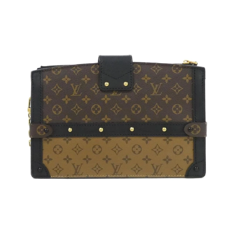 Túi xách đeo vai Louis Vuitton Monogram Reverse Trunk Clutch M43596 - Hàng hiệu Authentic 802693