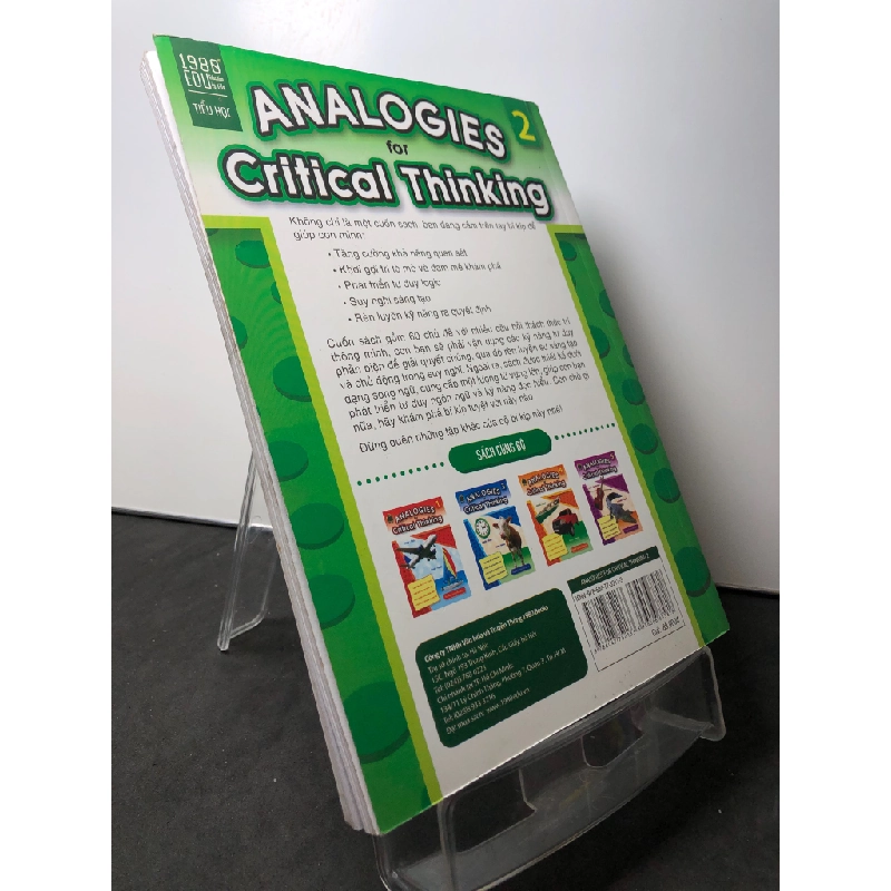 Analogies for critical thinking 2 2018 mới 80% bẩn nhẹ HPB0709 HỌC NGOẠI NGỮ 458469