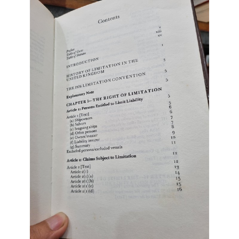 LIMITATION OF LIABILITY FOR MARITIME CLAIMS - P. Griggs, R. Williams 138128