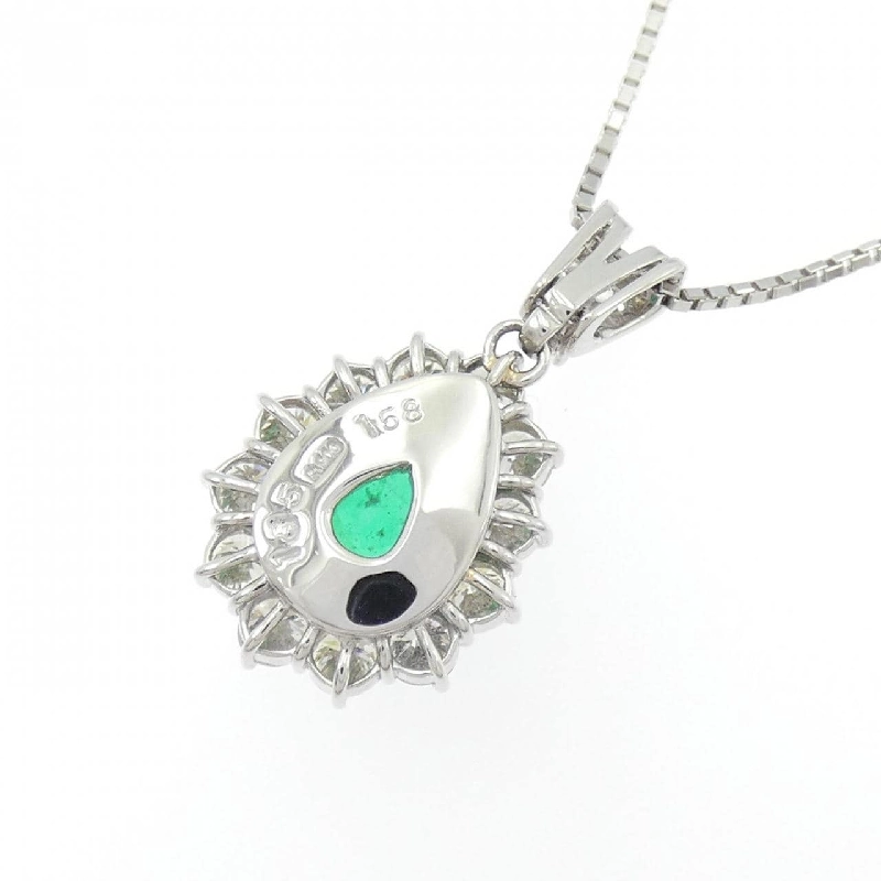 Dây chuyền ngọc lục bảo PT900/PT850 1.85CT - Hàng hiệu Authentic 860878