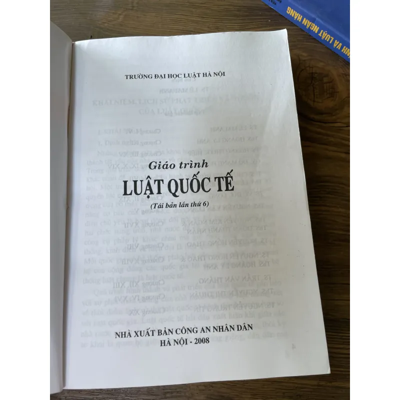 Giáo trình luật quốc tế - sách luật Việt Nam , Khổ lớn  968719