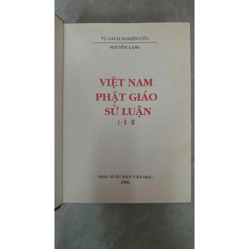 VIỆT NAM PHẬT GIÁO SỬ LUẬN (TẬP I,II,III) 382878