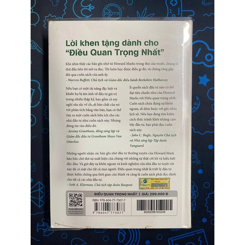 - ĐIỀU QUAN TRỌNG NHẤT – THE MOST IMPORTANT THING - HOWARD MARKS - TỐT 362034