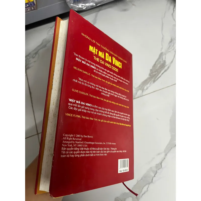 Mật mã Da Vinci - Dan Brown (bản in năm 2011 - không phải bản gốc 2006) 991783