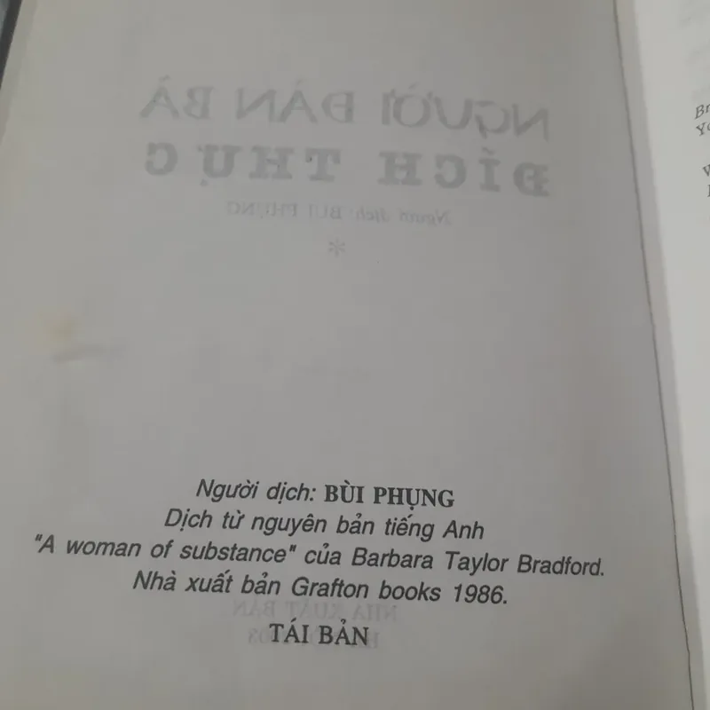 Barbara Taylor Bradford - NGƯỜI ĐÀN BÀ ĐÍCH THỰC (trọn bộ 2 tập) 732160