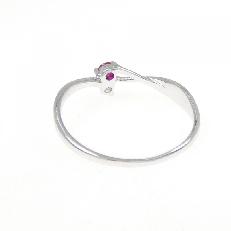 Nhẫn Ruby K14WG 667462