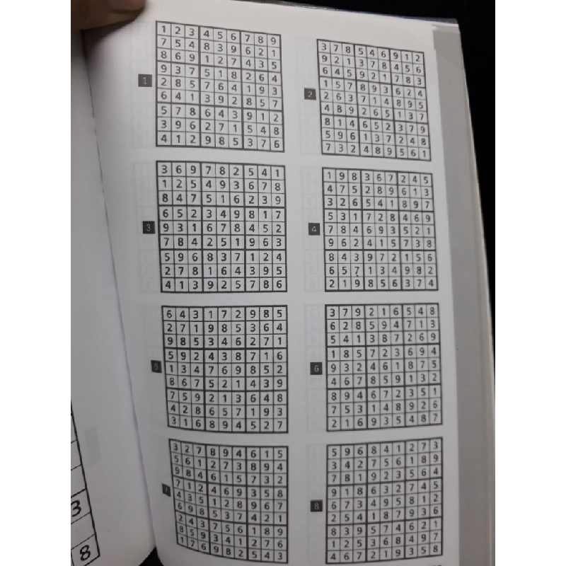 Cờ ô số sudoku 1 mới 80% ố nhẹ 2016 HCM2809 Vũ Hoàng KỸ NĂNG 291040