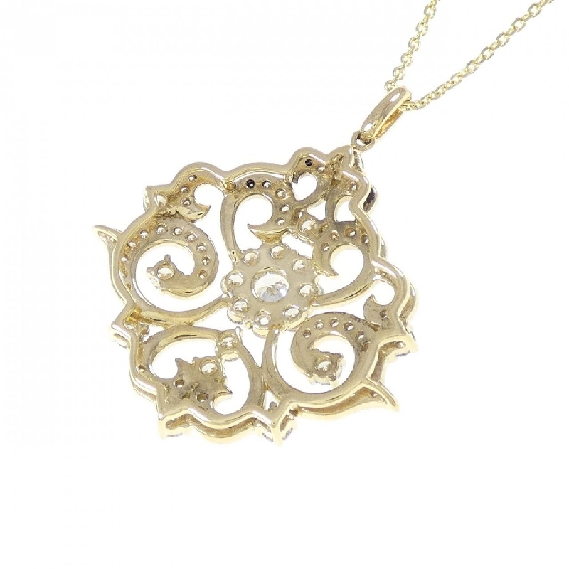 Dây chuyền kim cương K18YG/K18WG 0.116CT - Hàng hiệu Chính hãng 856255