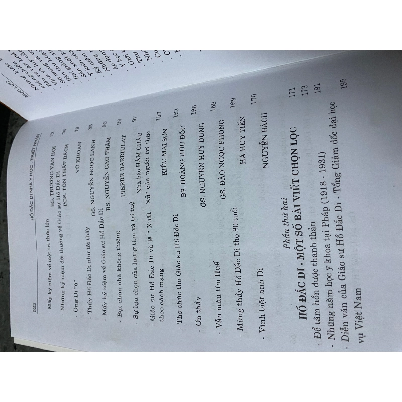 Hồ Đắc Di nhà y học triết nhân (bìa cứng) - ĐH Y Hà Nội 784073