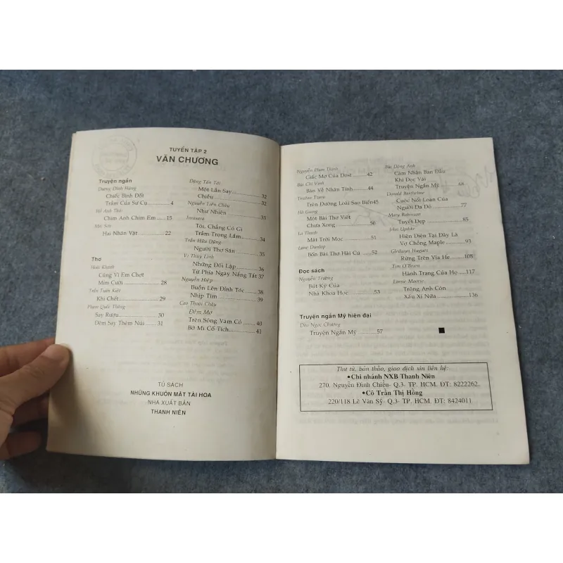 VĂN CHƯƠNG 2 TUYỂN TẬP THƠ - VĂN - NGHIÊN CỨU - PHÊ BÌNH TRUYỆN NGẮN MỸ HIỆN ĐẠI 719962