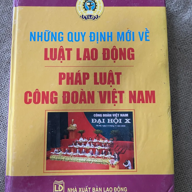Những quy định mới về Luật Lao động - Pháp luật Công đoàn Việt Nam- sách luật 500 trang  996533