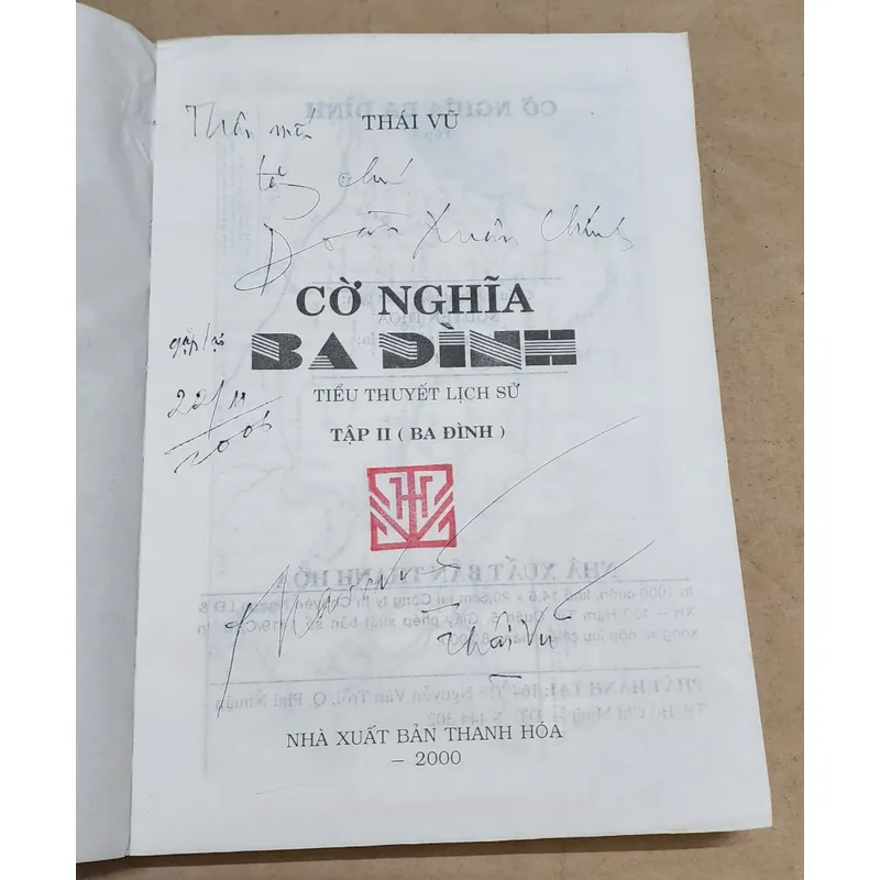 Trọn bộ 2 tập tiểu thuyết lịch sử CỜ NGHĨA BA ĐÌNH (Thái Vũ) 730857