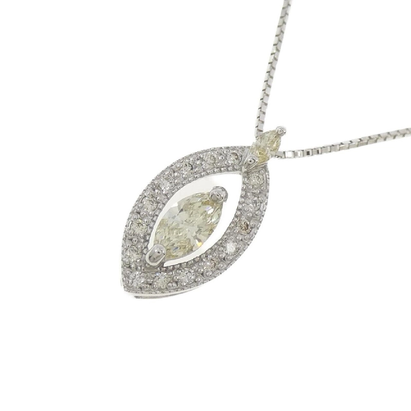 K18WG Dây chuyền kim cương 0.35CT - Hàng hiệu Chính hãng 857229