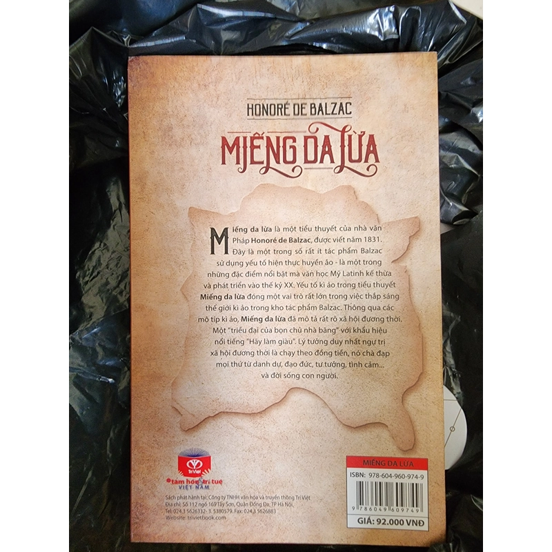 Sách Miếng da lừa của Balzac mới 99% 500926