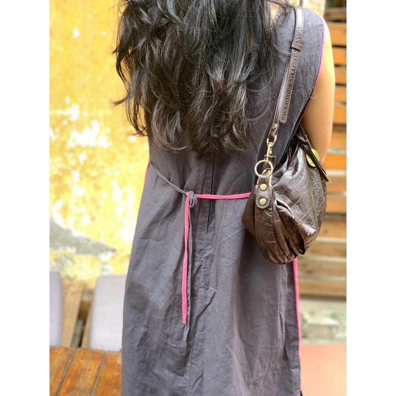 Váy linen bột used còn mới lắm vẽ tay thiết kế  465815