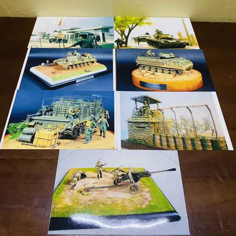 Lô ảnh chụp lại mô hình quân sự xưa  994857