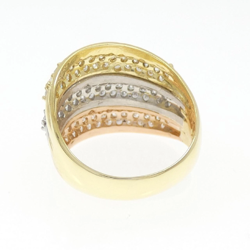 Nhẫn kim cương K18YG/PT900/K18PG 2.04CT 666230