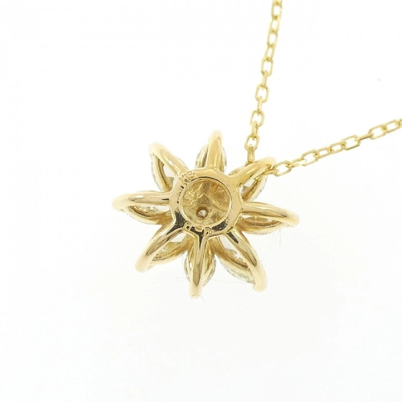 K18YG Hoa Kim Cương Dây Chuyền 0.50CT - Hàng hiệu Chính hãng 863491